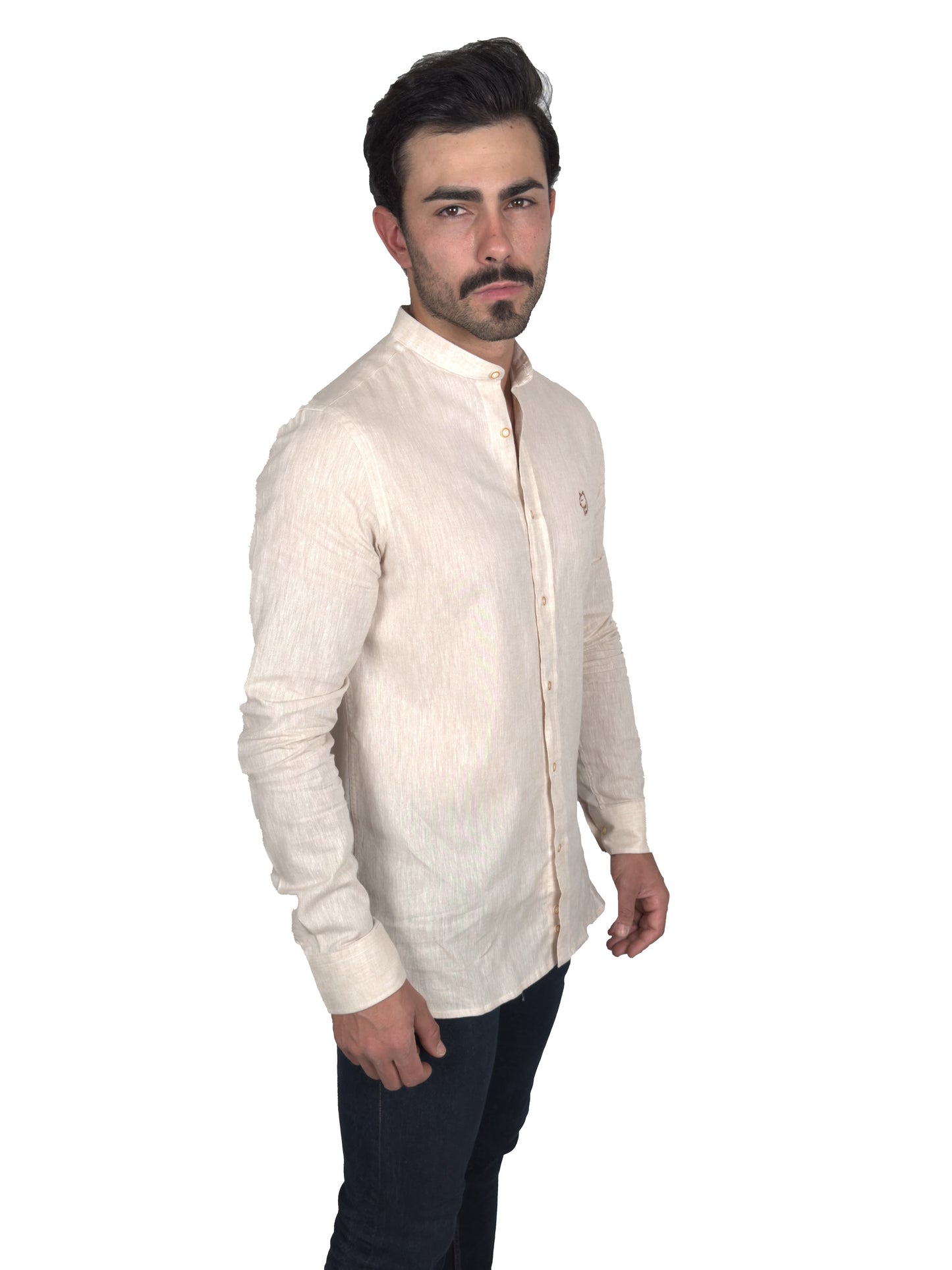 Camisa Lino Beige