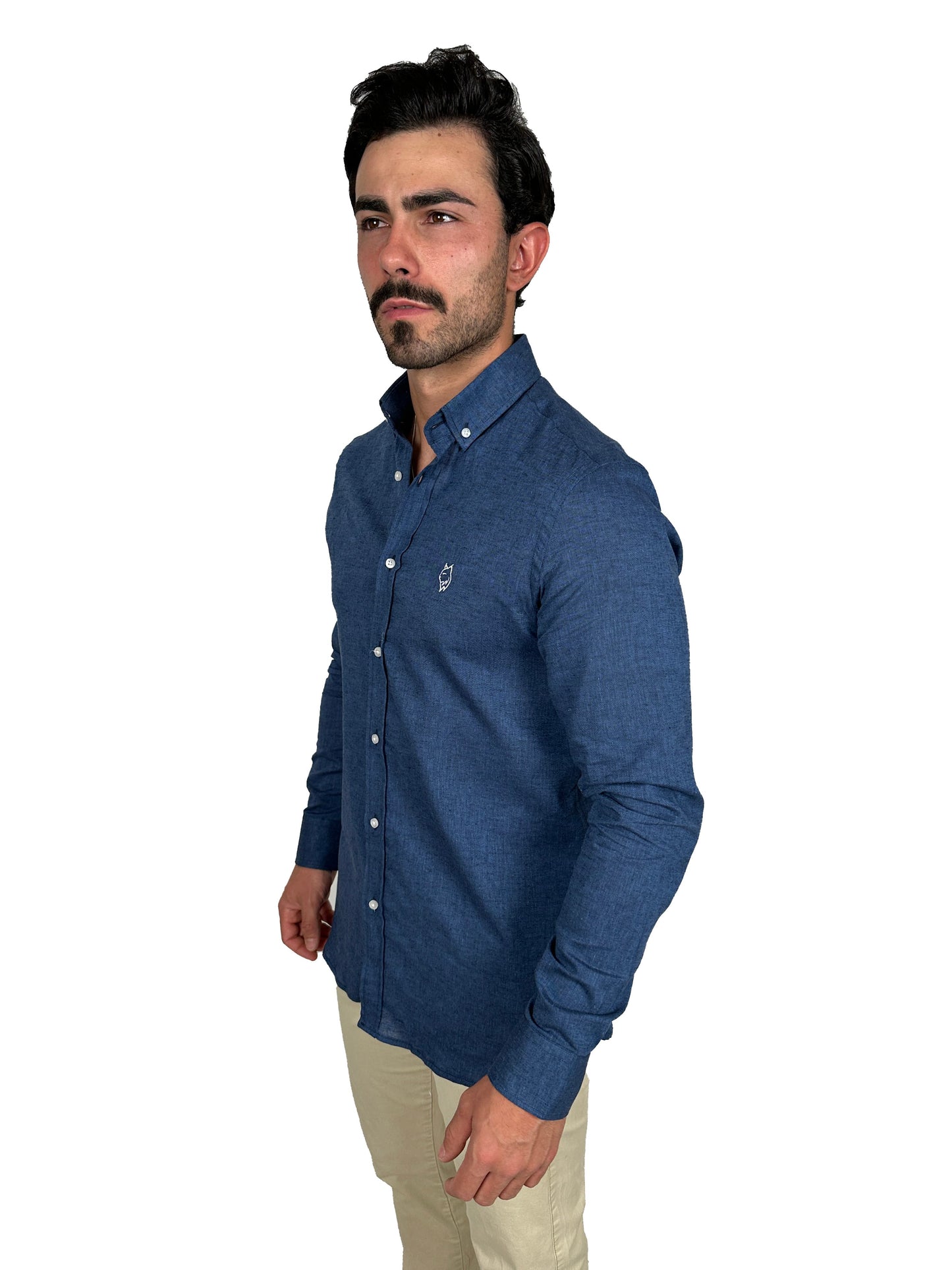 Camisa Lino Marino